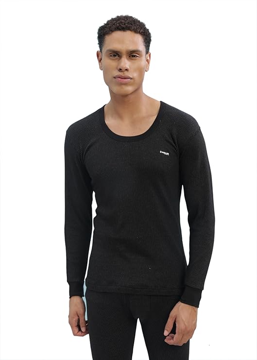 Dollar Ultra Super Soft Cotton Full Sleeve Round Neck Thermal Top & Bottom Set for Men | Winter Inner Wear Set | Men's Regular Fit Cotton Rich Brushed Fabric Thermal Top & Bottom Set for winters Size M to XXL