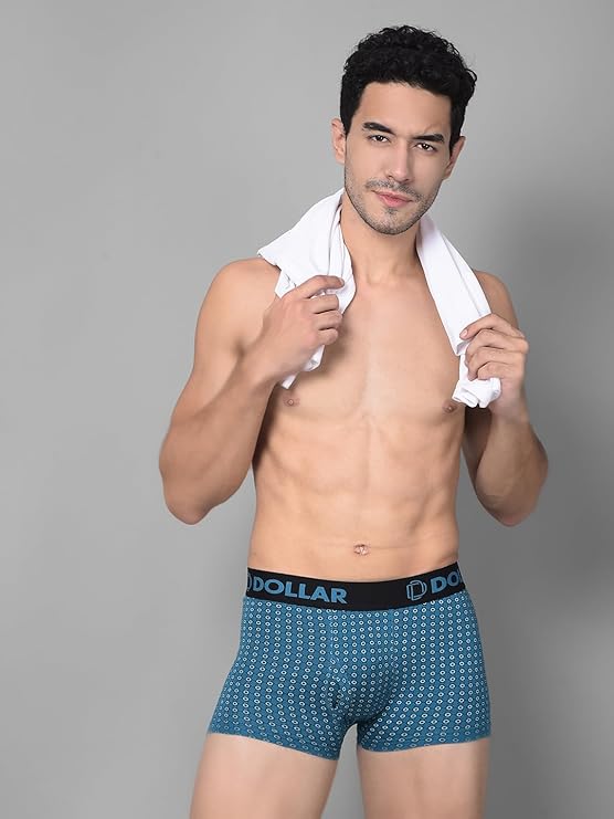 Dollar Bigboss Men's Assorted Cotton Trunk BTR17  Size M to XXL (Colour may vary)