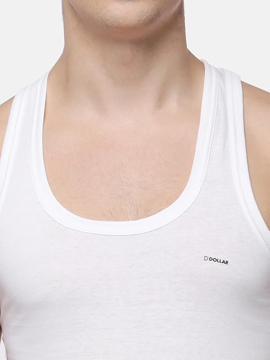 Dollar Lehar Vest (All Sizes 35 cm to 105 cm ) white colour