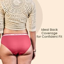 Kalyani Jazzie Ladies  Girls Mid Waist Hipster Underwear  XL (95cm) (Colour may Vary)