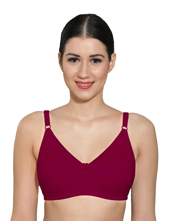 Ingrid  Women Cotton Non-Padded Non-Wired T-shirt Bra  Size 105cm