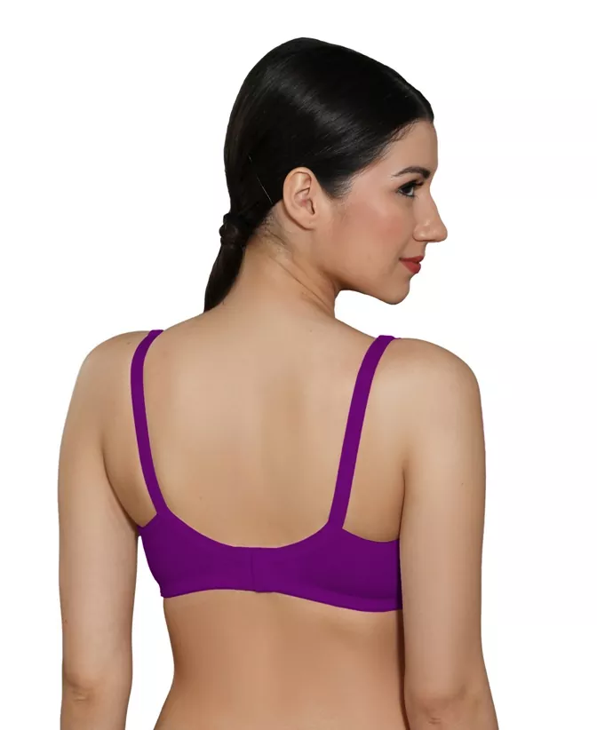 Ingrid  Women Cotton Non-Padded Non-Wired T-shirt Bra  Size 105cm