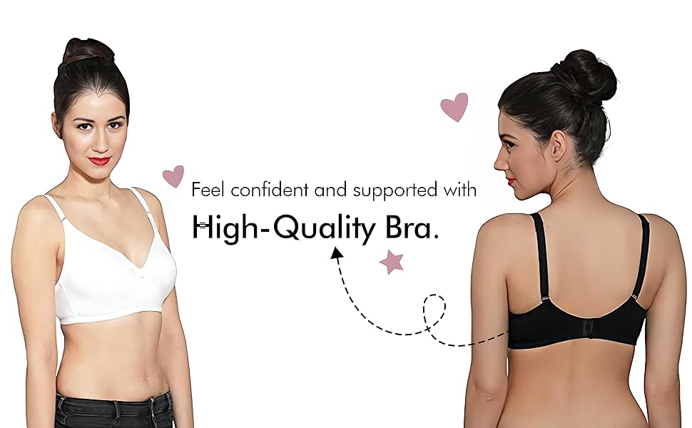 Ingrid  Women Cotton Non-Padded Non-Wired T-shirt Bra  Size 105cm