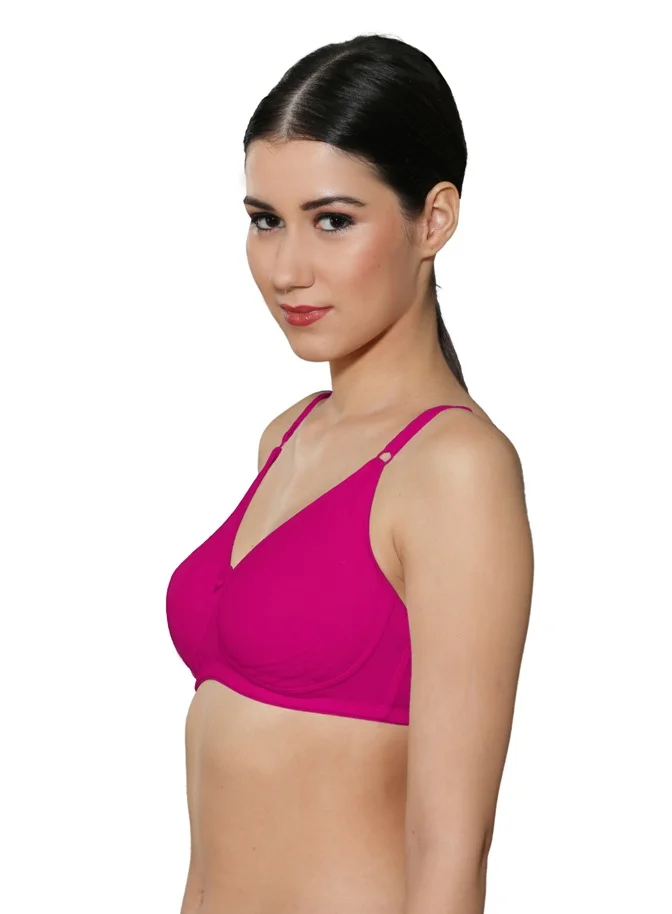 Ingrid  Women Cotton Non-Padded Non-Wired T-shirt Bra  Size 105cm