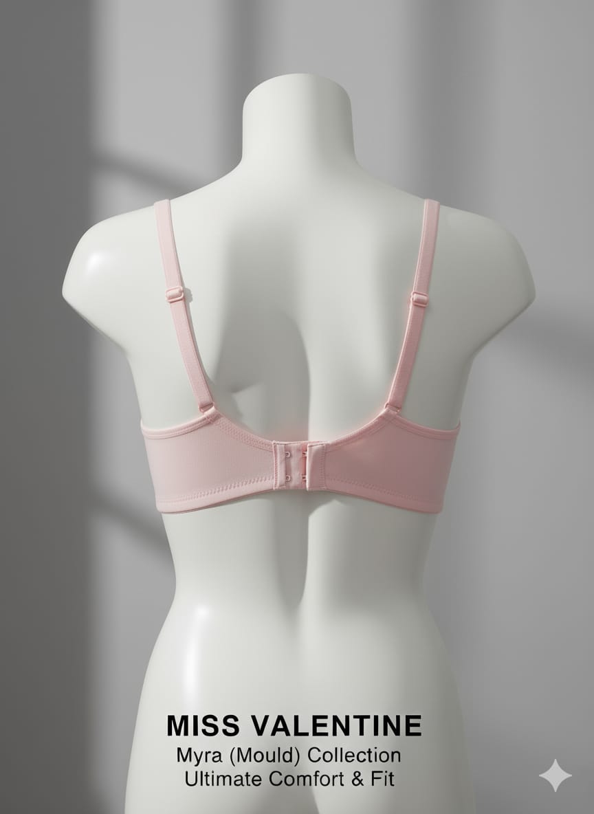 MissValentine Myra Seamless Non-Padded Full Coverage Bra for Women