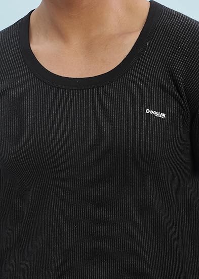 Dollar Ultra Super Soft Cotton Full Sleeve Round Neck Thermal Top  for Men | Winter Inner Wear | Men's Regular Fit Cotton Rich Brushed Fabric Thermal Upper for winters Size M to XXL