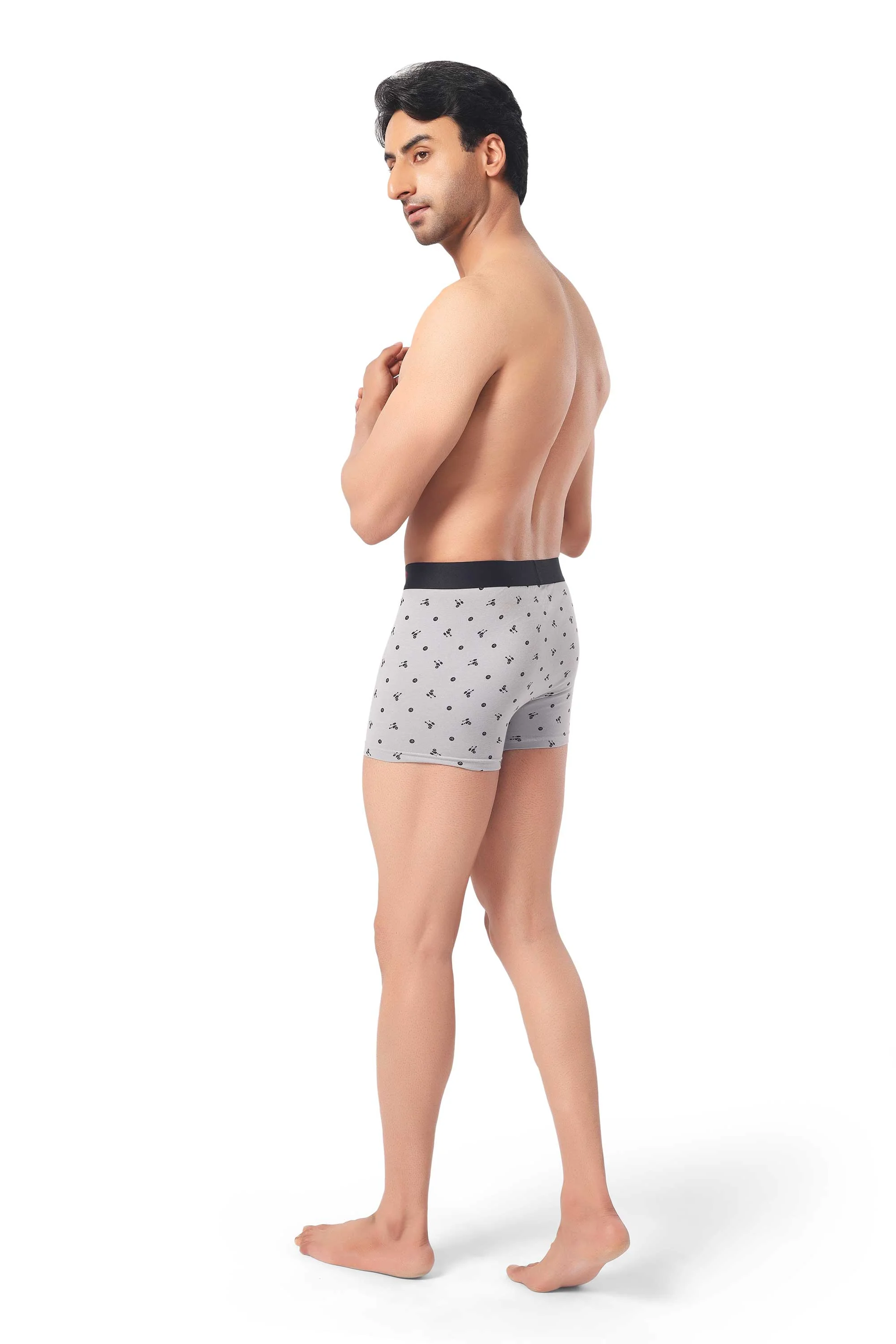 James & Harper Men's Printed Samrat Trunk Size 85 cm Pack of 3