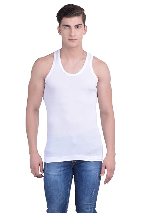 Dollar Big Boss White RN Vest for Men Pack of 3
