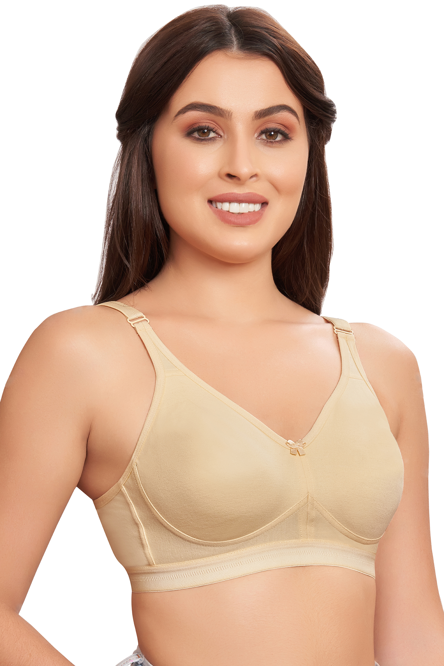 Maroon T-Shirt Bra for Women Lightly Padded Seamless Everyday Comfort Bra