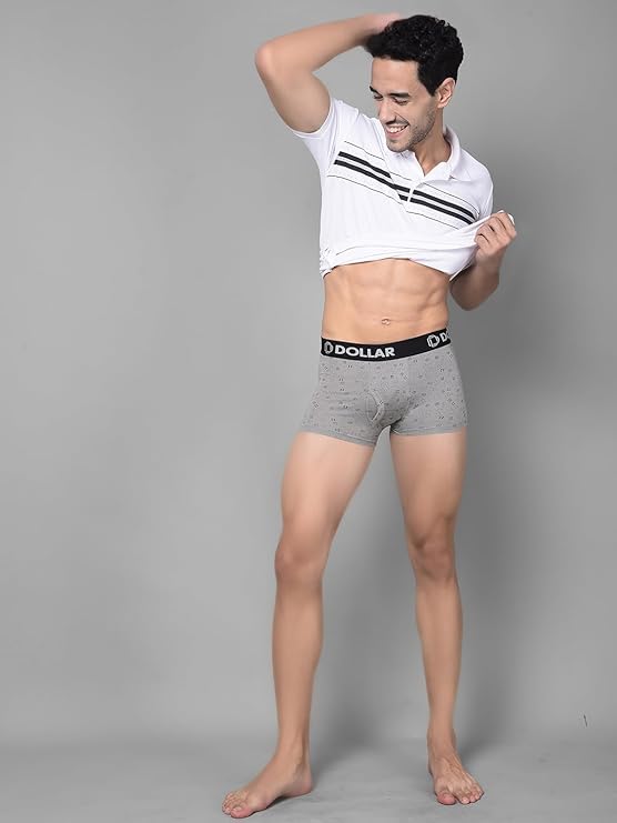 Dollar Bigboss Men's Assorted Cotton Trunk BTR17  Size M to XXL (Colour may vary)