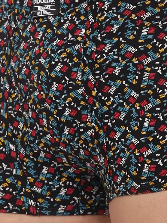 Dollar Bigboss Men's Assorted   Printed Trunk All Size (80 cm to 100 cm )