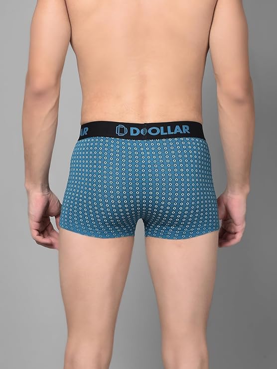 Dollar Bigboss Men's Assorted Cotton Trunk BTR17  Size M to XXL (Colour may vary)