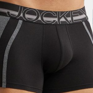 Jockey US21 Men's Super Combed Cotton Elastane Stretch Solid Trunk with Ultrasoft Waistband