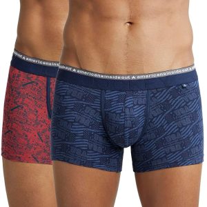 Jockey US63 Men's Super Combed Cotton Elastane Stretch Printed Trunk with Ultrasoft Waistband