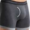 Jockey 1017 Men's Super Combed Cotton Rib Solid Boxer Brief with Stay Fresh Properties