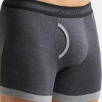 Jockey 1017 Men's Super Combed Cotton Rib Solid Boxer Brief with Stay Fresh Properties