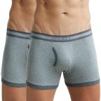 Jockey 1017 Men's Super Combed Cotton Rib Solid Boxer Brief with Stay Fresh Properties