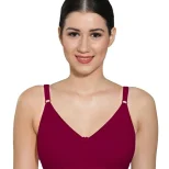 Ingrid Women Cotton Non-Padded Non-Wired T-shirt Bra Size